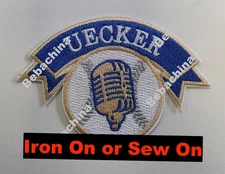 Bob Uecker Milwaukee Brewers Memorial Patch Baseball Jersey Patch Microphone