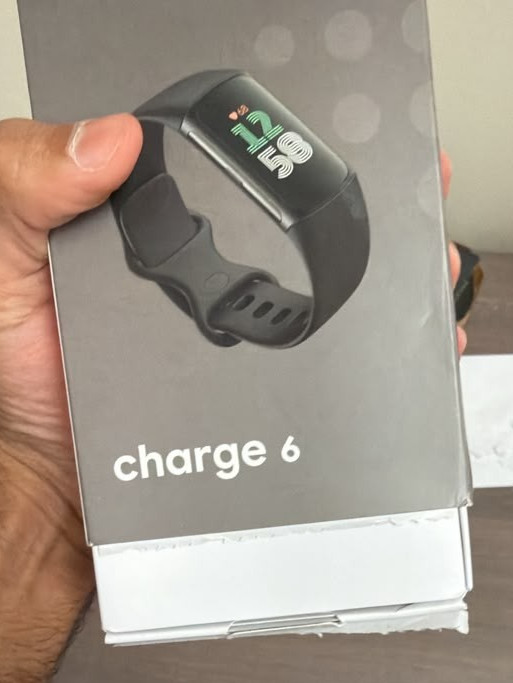 FITBIT CHARGE 6 FITNESS & HEALTH TRACKER WRISTBAND GA05183-NA OBSIDIAN / BLACK