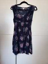 H&M Mama Floral Navy Dress Size S