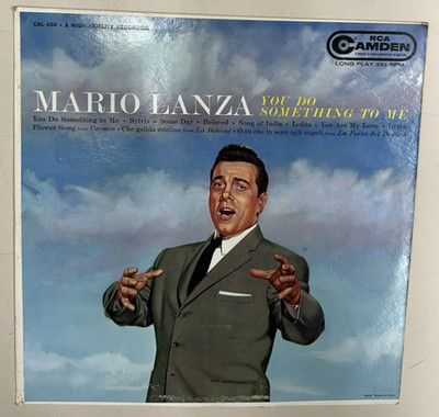 LP - Mario Lanza   You Do Something To Me - Pop , Classical