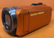JVC Everio GZ-R320DU Quad Proof HD Camcorder 40x Optical Zoom Orange  No SD