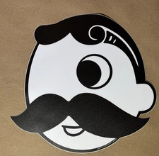 Large Natty Boh Mr. Boh Face Vinyl Decal 12" By 11"