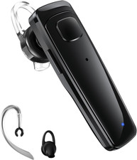 Bluetooth Headset, Single Ear Business Earbuds, V5.3 Hands-Free Earphones with H