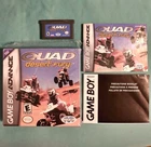 💯 CIB Quad Desert Fury GBA Game Boy Advance Complete in Box Excellent Condition