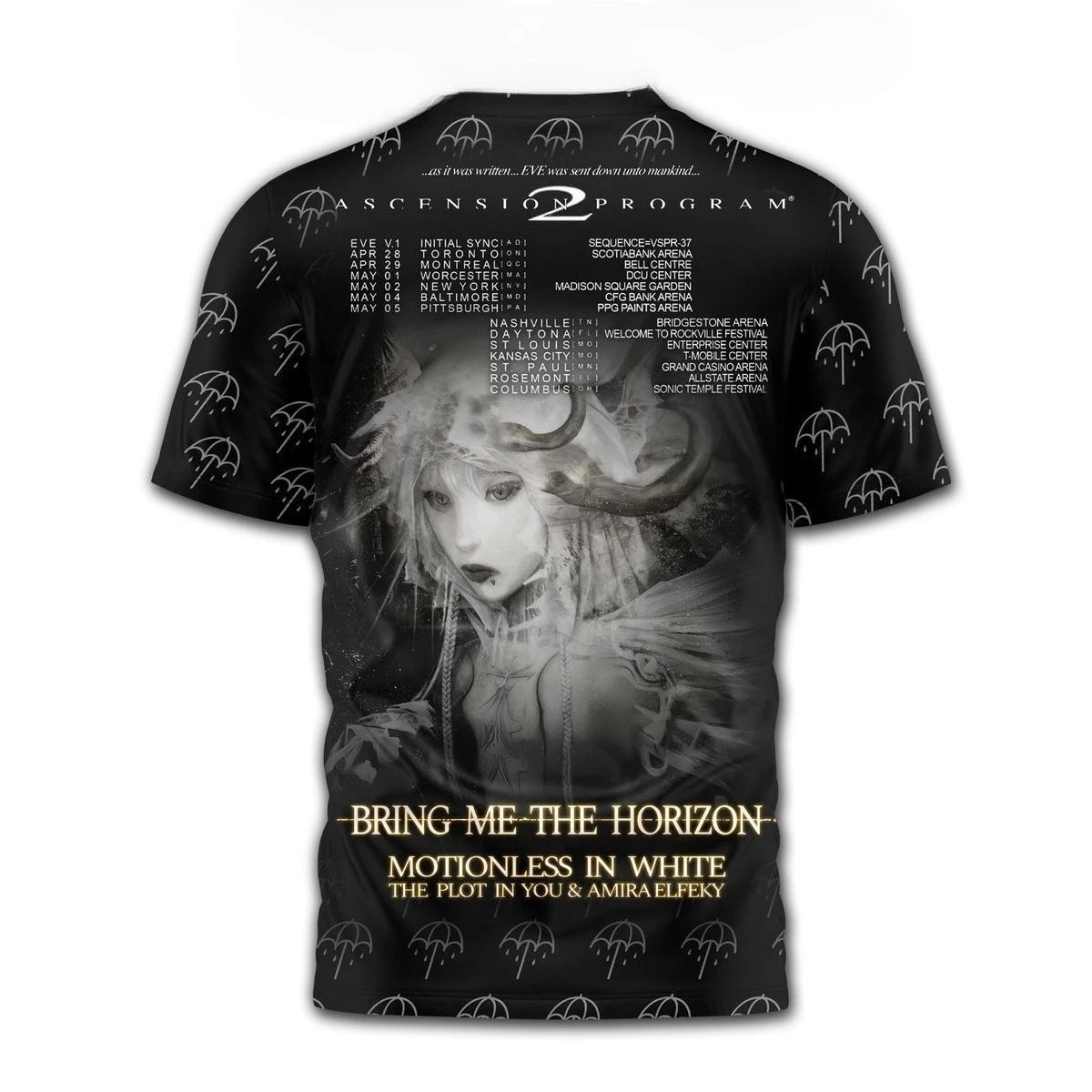 Bring Me The Horizon Motionless In White Shirt