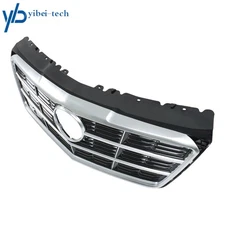Chrome Black Front Bumper Hood Grille Grill For Cadillac CTS 2014 2015-2019