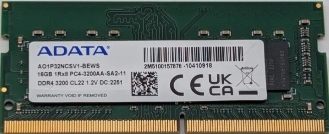ADATA DDR4 SDRAM 16 GB Capacity per Module Memory (RAM) for sale