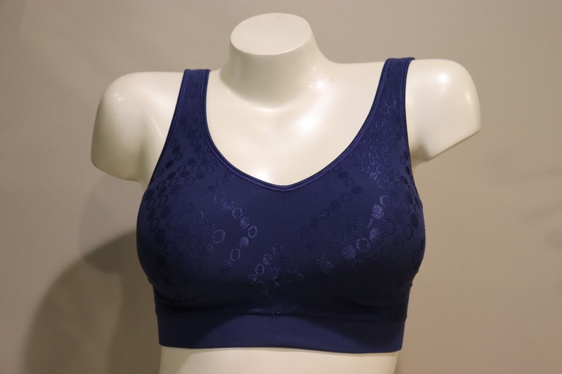 Womens BALI Navy Bra Size Large