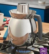 Princess House Classic Chocolatera Heritage Stainless Steel Cookware 10004 New