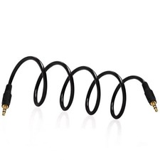3.5mm Cable Male to Male Stereo Audio Speaker iPad PC Car Auxiliary AUX Cord