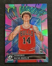 Matas Buzelis 2024-25 Donruss Optic RC My House /25 Prizm Pink Holo #15 🔥 Bulls
