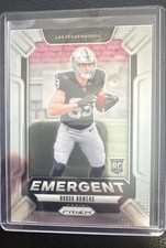 2024 Panini Prizm - Emergent Brock Bowers #8 (RC)