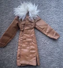 VINTAGE SUPER SIZE BARBIE’S ?TIFFANY TAYLOR SIZE LEATHER COATf-free Ship
