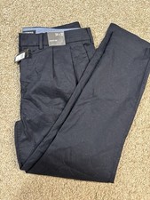 NWT Express Men's Athletic Slim Fit Dress Pants Black Size 34x32 Business Chaps