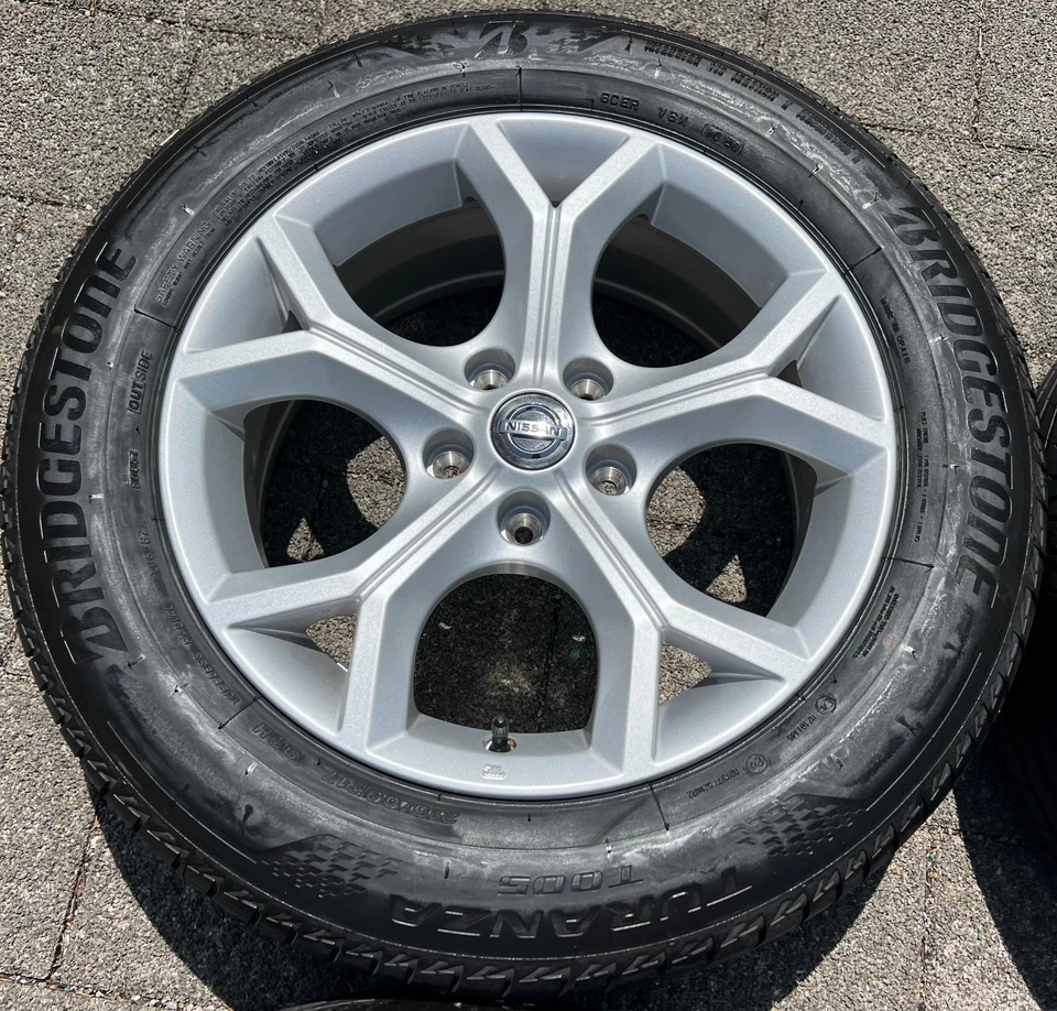 4 ORIGINAL 17" ALU SOMMERÄDER NISSAN JUKE II F16 403006PA1A 215/60R17 96H 2020 - Bild 3 von 4