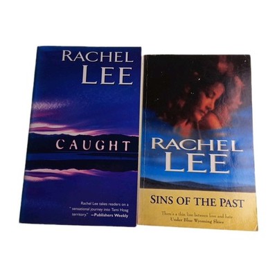2x Rachel Lee Paperback Book Lot Caught Sins Past