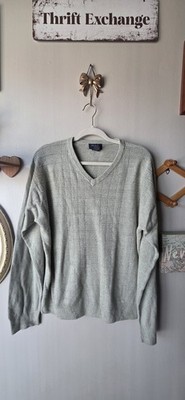 Dockers Men's XL Green Sweater Long Sleeve Knit Pullover Cardigan