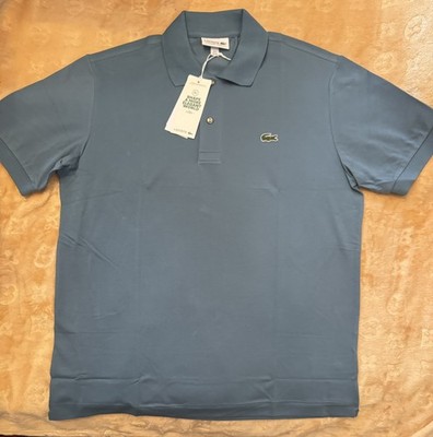 Lacoste Poloshirt Herren. Gr. M. Oliv. Kurzarm. Neu