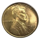 1930 Lincoln Cent GEMBU RED 613