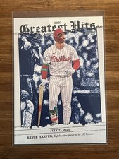 2025 Topps Greatest Hits Insert Bryce Harper GH-10 Philadelphia Phillies