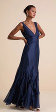 Lulus Deluca ruffled sleeveless maxi dress- Size S