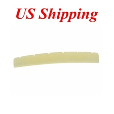Unbleached 42mm Curved Pure Bone Nut Guitar Bone Nut fits Strat Tele 42x3.2mm