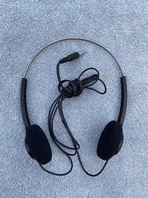Vintage Sony MDR-006 Headphones Black & Adjustable & Over the Ear