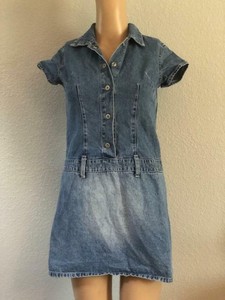 denim dress size 8