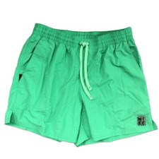 Nike Solid Icon 5 in Swim Shorts Green Men's Size Small