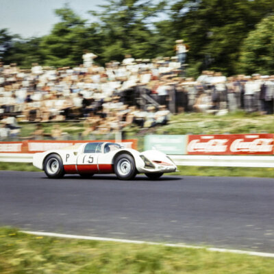 Hans Herrmann Dieter Glemser Porsche 906 E 1966 Motor Racing Old Photo 5