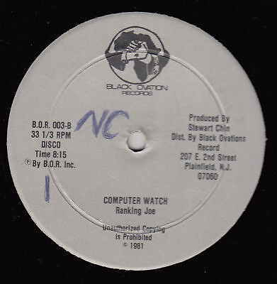 Hugh Brown* And Ranking Joe / Ranking Joe - Battle Of Lion / Computer Watch (12''