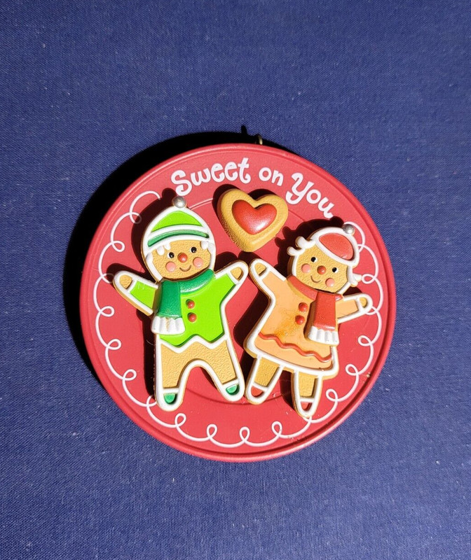 "Sweet on You" Gingerbread Cookie Christmas Ornament Hallmark 2014