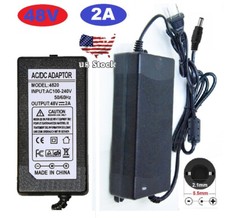 AC 100-240V DC 48V 2A Power Adapter Supply Use for CCTV LED Display IP Camera