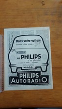 PUBLICITE ANCIENNE - PUB ADVERT - AUTORADIO PHILIPS - PARIS MATCH 1965