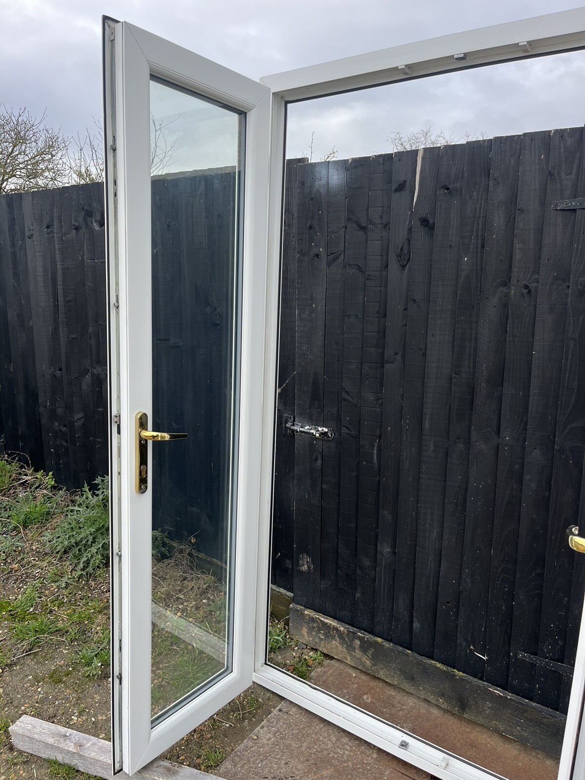 VERY NICE USED UPVC FRENCH DOORS eBay