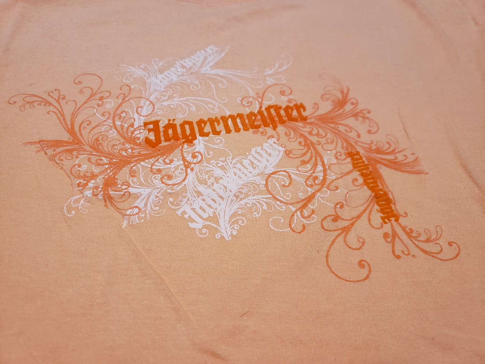 Jägermeister Jager Girl Orange T-shirt, Visor, Ke… - image 4