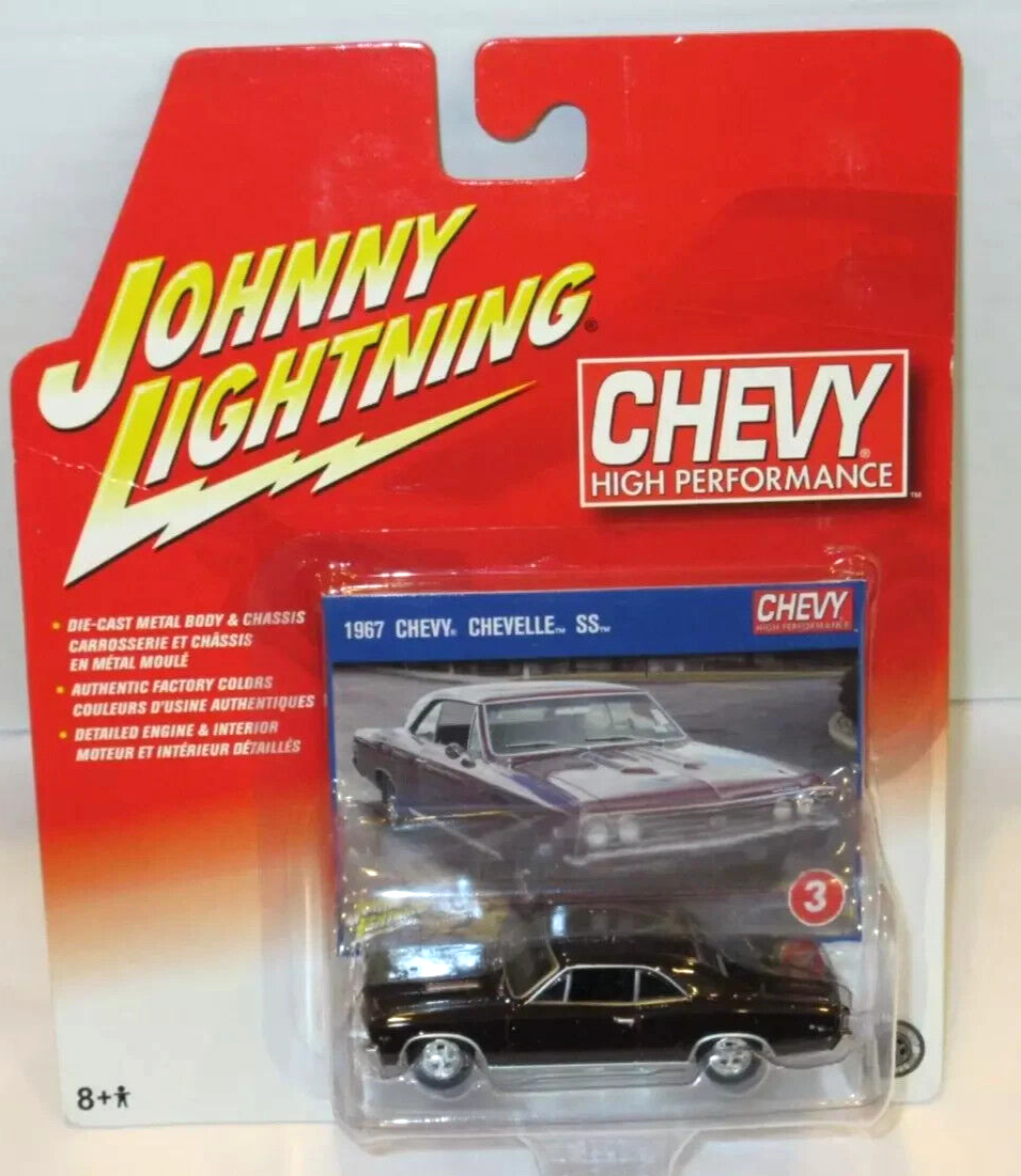 JOHNNY LIGHTNING  1967 CHEVELLE SS w/ Real rider tires ..  QIK SHIP