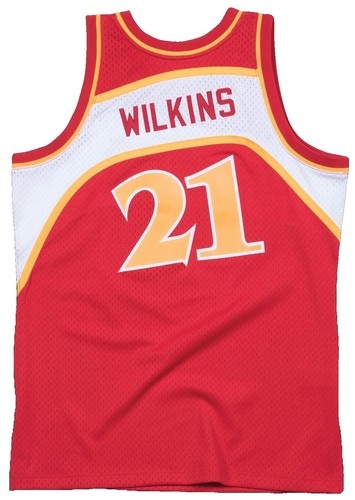 Mitchell & Ness NBA Atlanta Hawks Dominique Wilkins #21 Jersey Red
