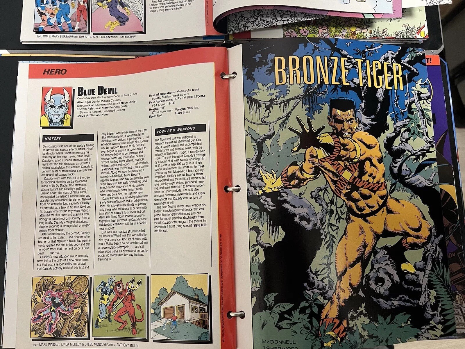 Who's Who in the DC Universe 1991 Loose Leaf Complete Set 1-16  Superman Batman