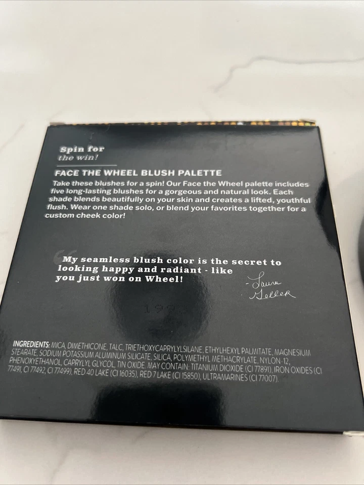 Laura Geller x Wheel of Fortune Face the Wheel 5pc Blush Palette ~ NEW NIB - Image 4 of 4