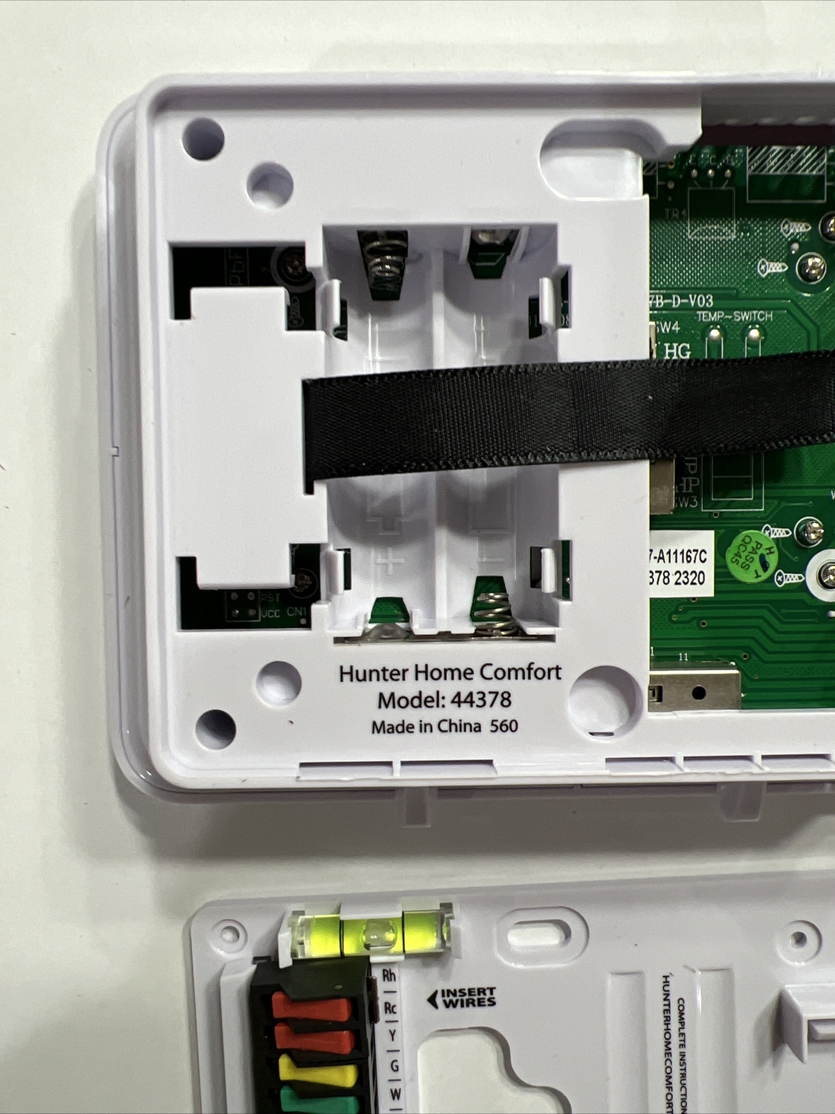 Hunter Universal Programmable Thermostat 44378 Home Comfort Digital 7 Day White