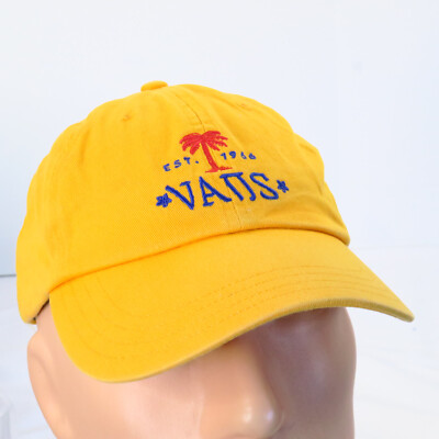 Vans Off The Wall 1966 Yellow Gold Strapback Hat Cap
