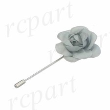 New formal Men's Suit chest brooch gray flower lapel pin wedding fashion prom