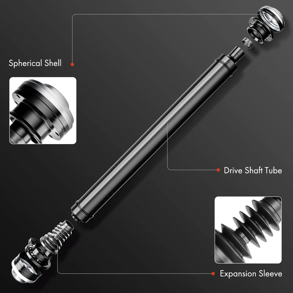 Front Driveshaft Prop Shaft Assembly for Ford Explorer & Mercury Mountaineer 4WD Foto 3 de 4