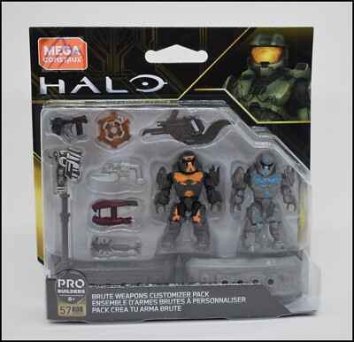 HALO MEGA BLOKS CONSTRUX BRUTE WEAPONS CUSTOMIZER PACK DXR57
