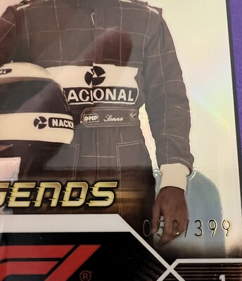 sennaページ 2023 Topps Chrome F1 #198 Ayrton Senna Legends Purple /399 | eBay
