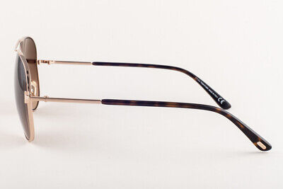 Tom Ford CLARK 823 28F Rose Gold / Brown Gradient Aviator Tom Ford CLARK 823 28F Rose Gold / Brown Gradient Aviator