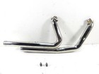 2006 Harley Softail FXSTSI Springer Rinehart 2 in 2 Staggered Exhaust 300 0101