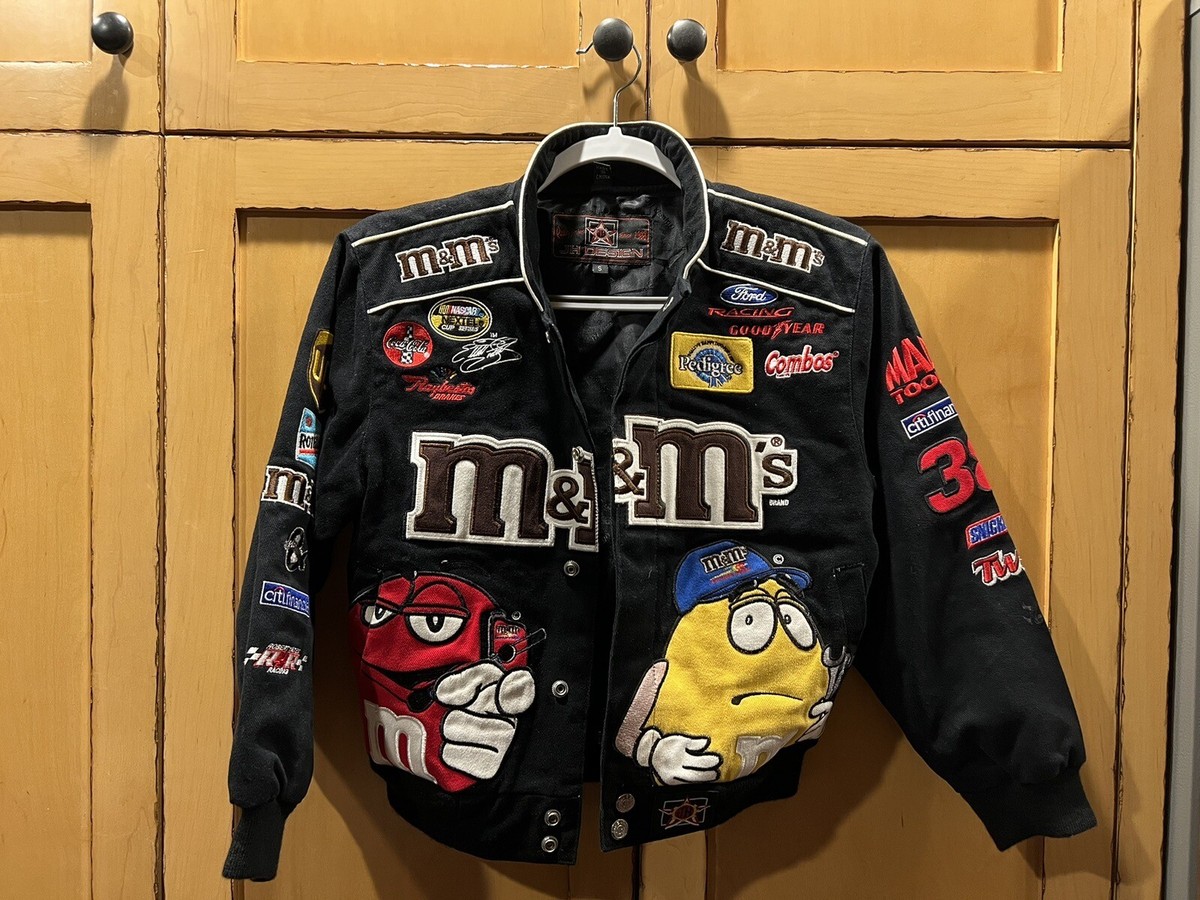 Vintage M&Ms Nascar Racing Jacket Elliot Sadler #38 JH Design
