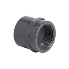 3/4" Inch PVCu Socket Plain x BSP Female Thread, Solvent Waste Pipe Fitting